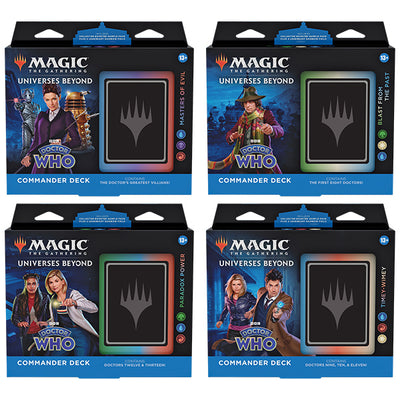 Magic the Gathering: Universes Beyond - Doctor Who Commander Deck Set (4 Decks)
