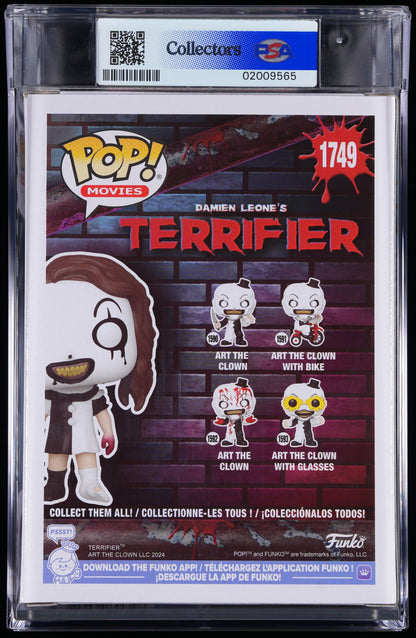Funko Pop! PSA Graded Terrifier: Little Pale Girl (GITD Specialty Series)) PSA Graded 10 GEM MINT Vinyl Figure #1749 Cert #02009565