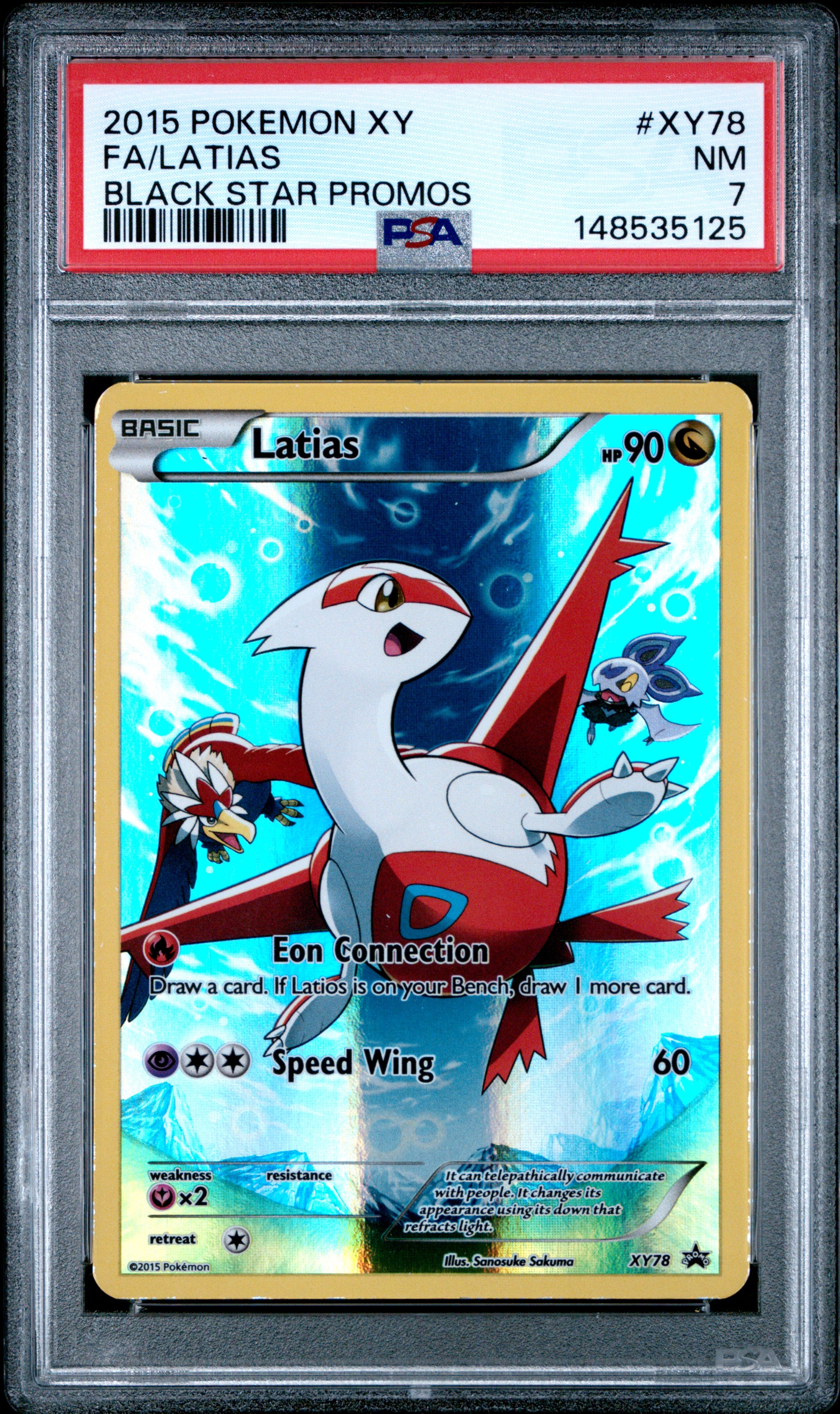 Pokemon Xy Black Star Promos Xy78 Full Art/Latias PSA 7 NM Cert #148535125