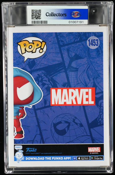 Funko Pop! Marvel: Scarlet Spider (Funko Shop) PSA Graded Vinyl Figure #1453 Cert #01007191