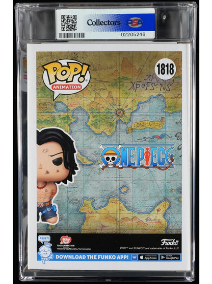 Funko Pop! One Piece: Portgas D. Ace PSA Graded Vinyl Figure #1818 Cert #02205246