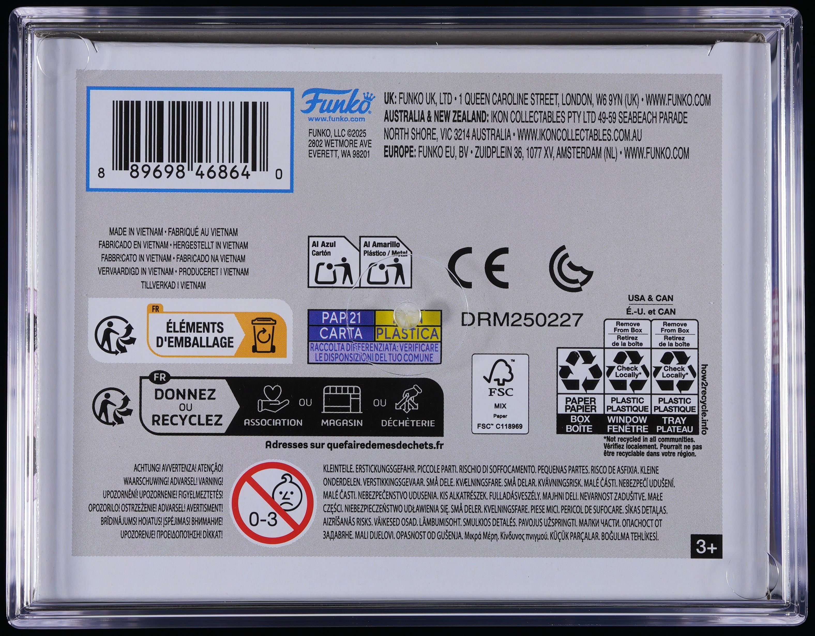 Funko Pop! PSA Graded Pokemon: Mewtwo PSA Graded 8.5 NM-MT+ Vinyl Figure #581 Cert #02209947