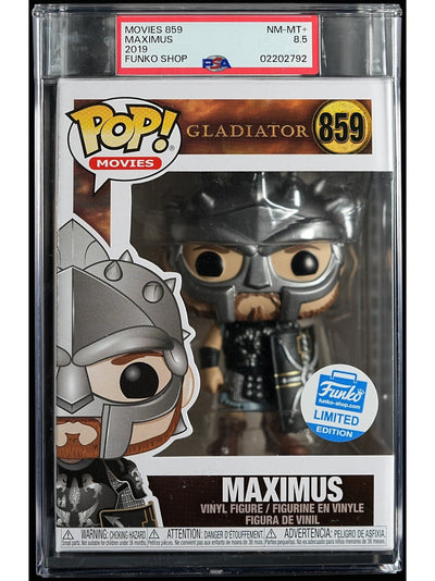 Funko Pop! Gladiator: Maximus PSA Graded Vinyl Figure #859