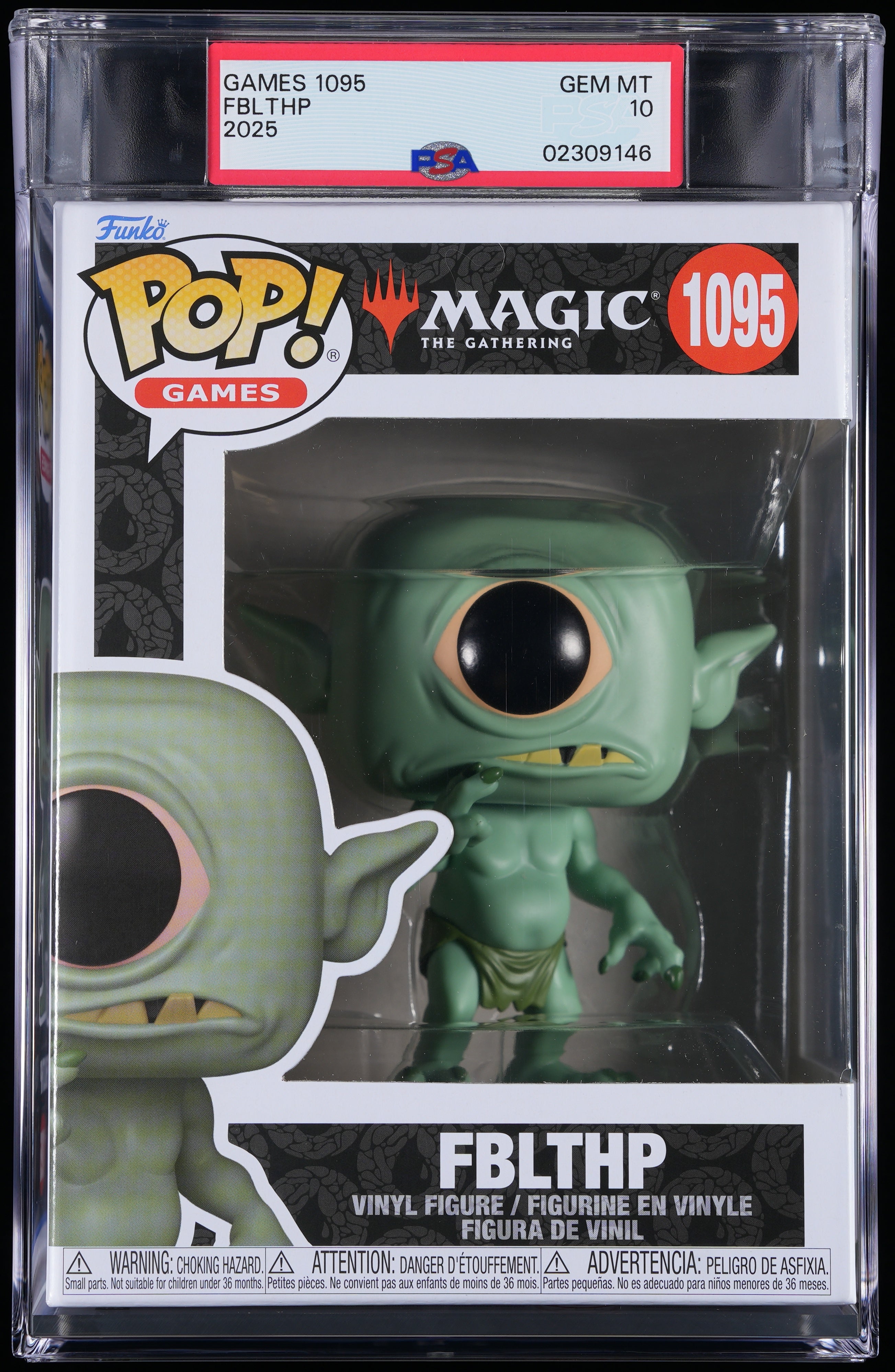 Funko Pop! PSA Graded Magic The Gathering: Fblthp PSA Graded 10 GEM MINT Vinyl Figure #1095 Cert #02309146
