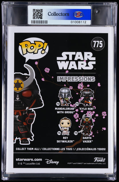 Funko Pop! PSA Graded Star Wars: Darth Vader PSA Graded 10 GEM MINT Vinyl Figure #775 Cert #01008112