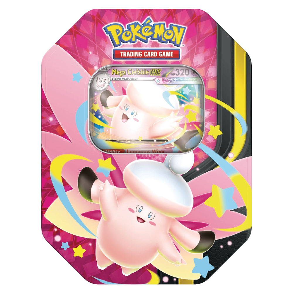Pokemon TCG: Mega Moonlit Tin [Mega Clefable ex] - PREORDER