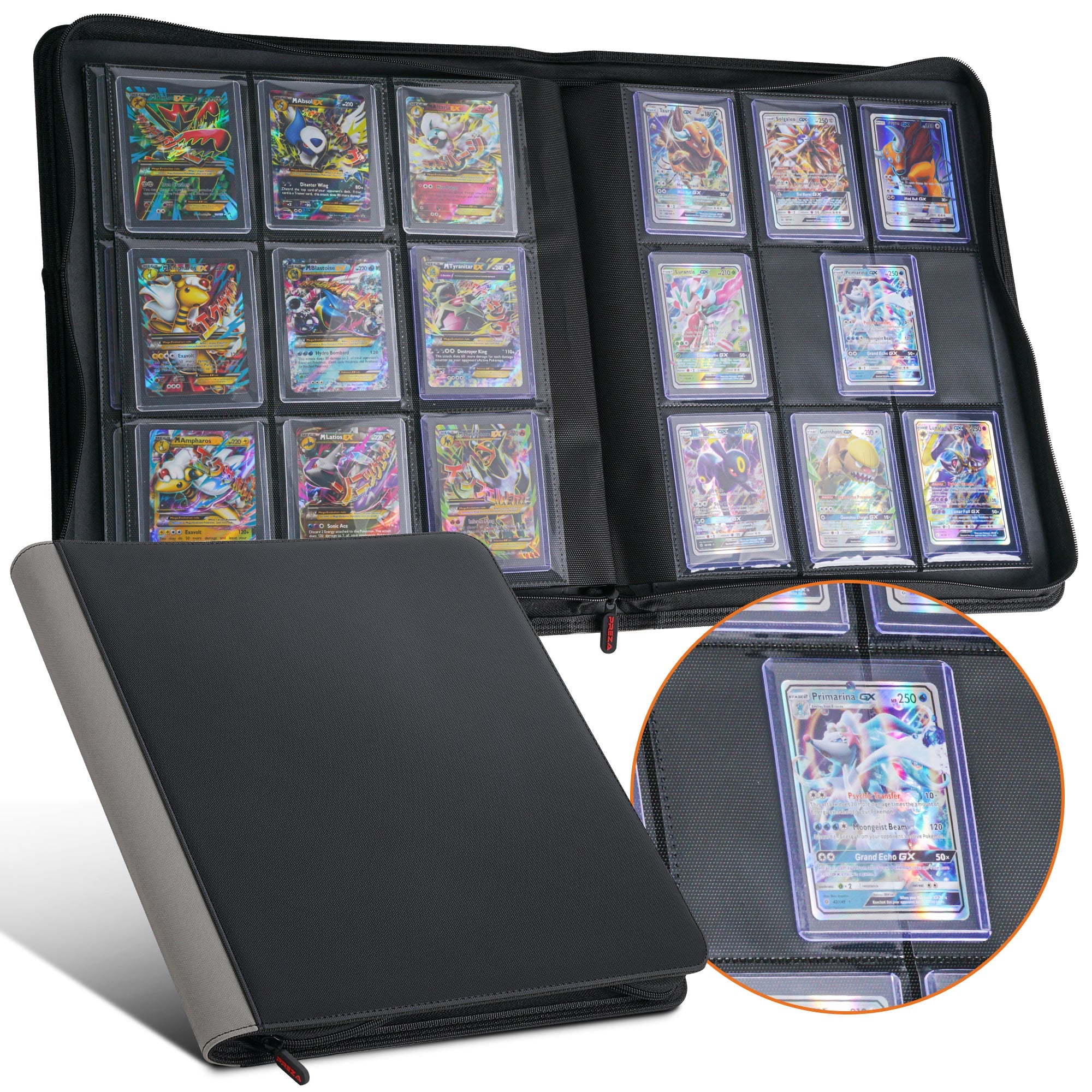 PREZA: Toploader Binder (216 Top Loaders)