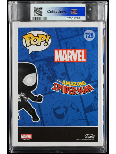 Funko Pop! Marvel: Spider-Man (GITD Symbiote Suit) PSA Graded Vinyl Figure #725