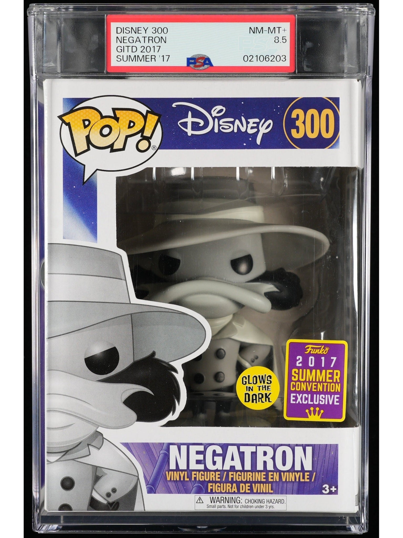 Funko Pop! Disney: Negatron PSA Graded Vinyl Figure #300 Cert #02106203 ...