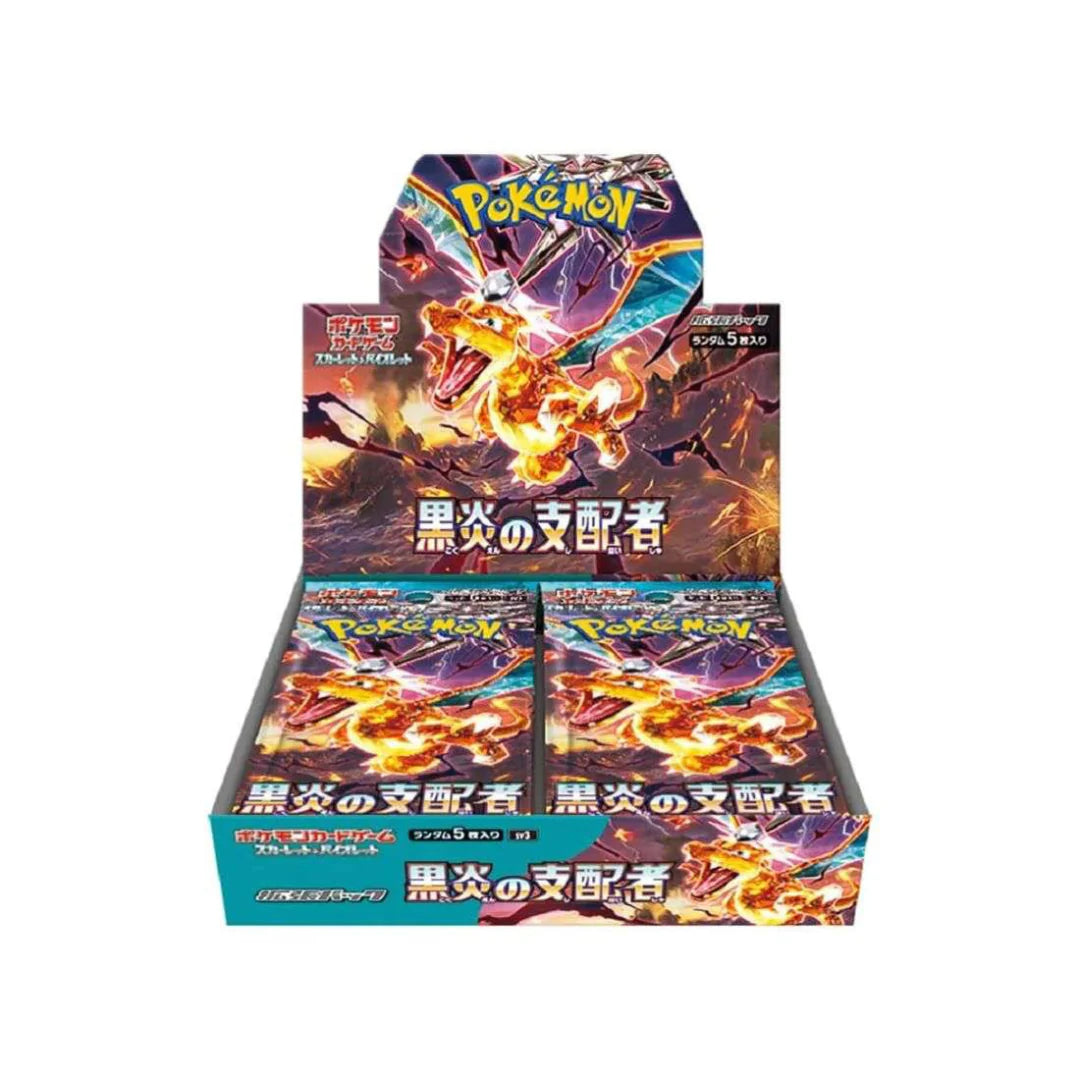 Pokemon Japan TCG: Ruler of the Black Flame SV3 Japanese Booster Box (30 Packs)