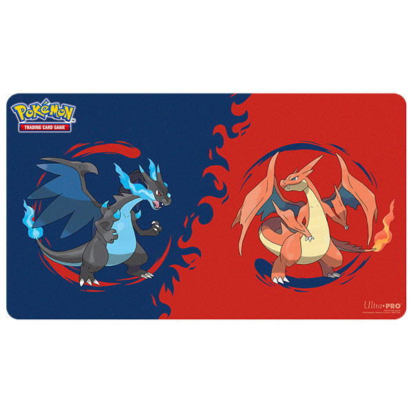 Pokemon: Playmat - Mega Charizard X and Mega Charizard Y