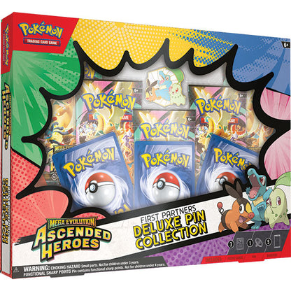 Pokemon TCG: Ascended Heroes - First Partners Deluxe Pin Collection Box