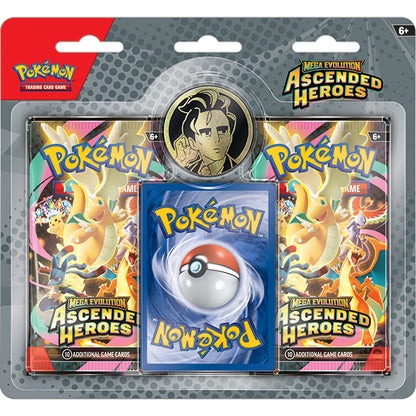 Pokemon TCG: Ascended Heroes 2-Pack Collection Pack (Erika/Larry)