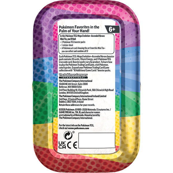 Pokemon TCG: Ascended Heroes Mini Tin