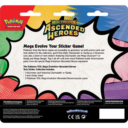 Pokemon TCG: Ascended Heroes Tech Sticker Collection Box