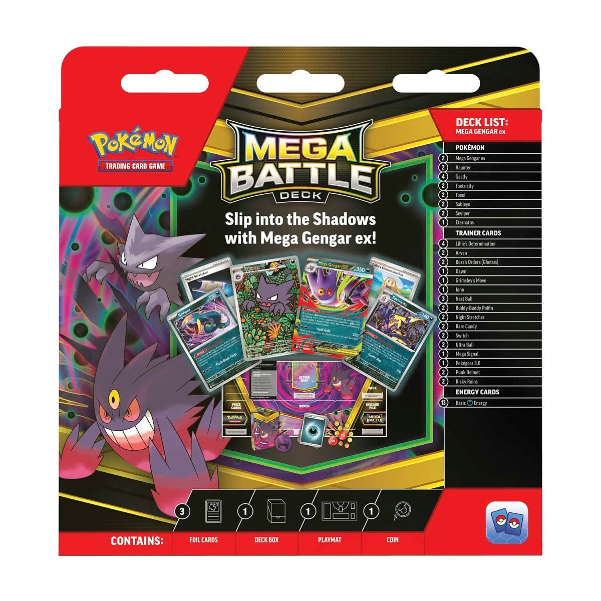 Pokemon TCG: Mega Battle Deck - Mega Gengar ex – Boxed Vinyl