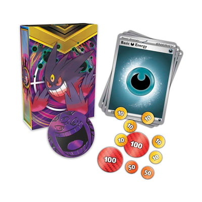 gengar pokemon card box TCG: Gift Box! | Includes Boosters, Cards, Accessories, and More! It can hold 90 cards if they are in deck sleeves Pokemon: Mega Moonlit Tin [Mega