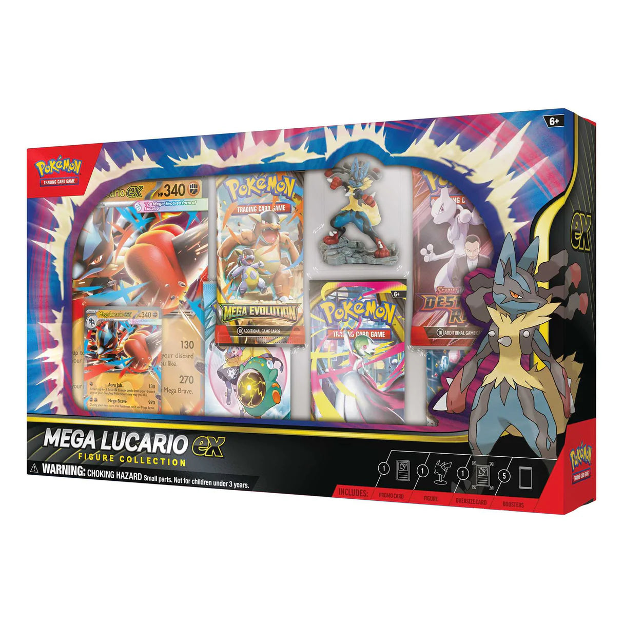 Pokemon TCG: Mega Lucario ex Figure Collection Box