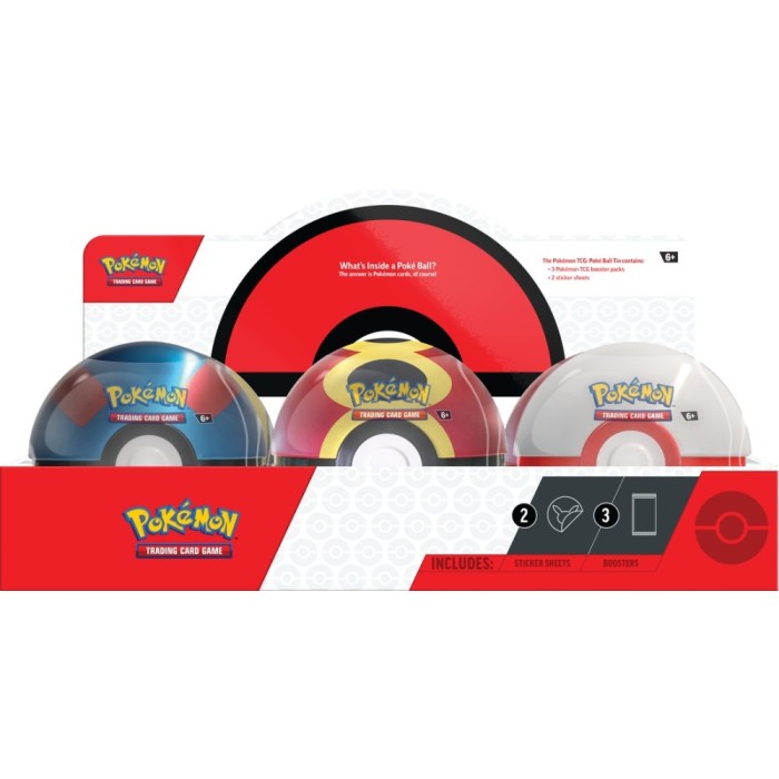 Pokemon TCG: Poke Ball Tin Display Q4 2025 (Set of 6)
