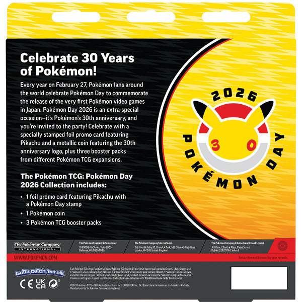 Pokemon TCG: Pokemon Day 2026 Collection Box