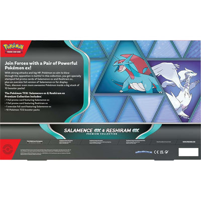 Pokemon TCG: Salamence ex & Reshiram ex Premium Collection Box (10 Packs)