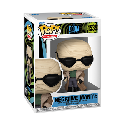 Funko Pop! DC Doom Patrol: Negative Man Vinyl Figure #1535