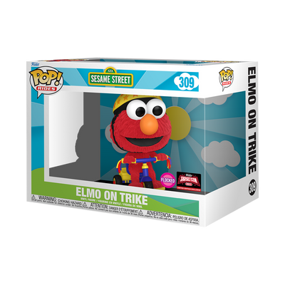 Funko Pop! Rides Sesame Street: Elmo on Trike Flocked 2024 Target