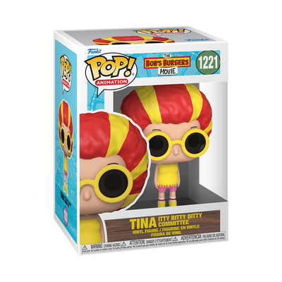 Funko Pop! The Bob's Burgers Movie: Band Tina Itty Bitty Ditty Committee #1221 Vinyl Figure