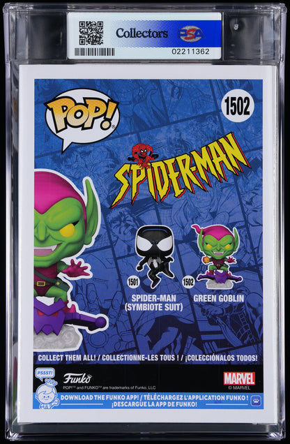 Funko Pop! PSA Graded Marvel Spider-Man: Green Goblin PSA Graded 8.5 NM-MT+ Vinyl Figure #1502 Cert #02211362