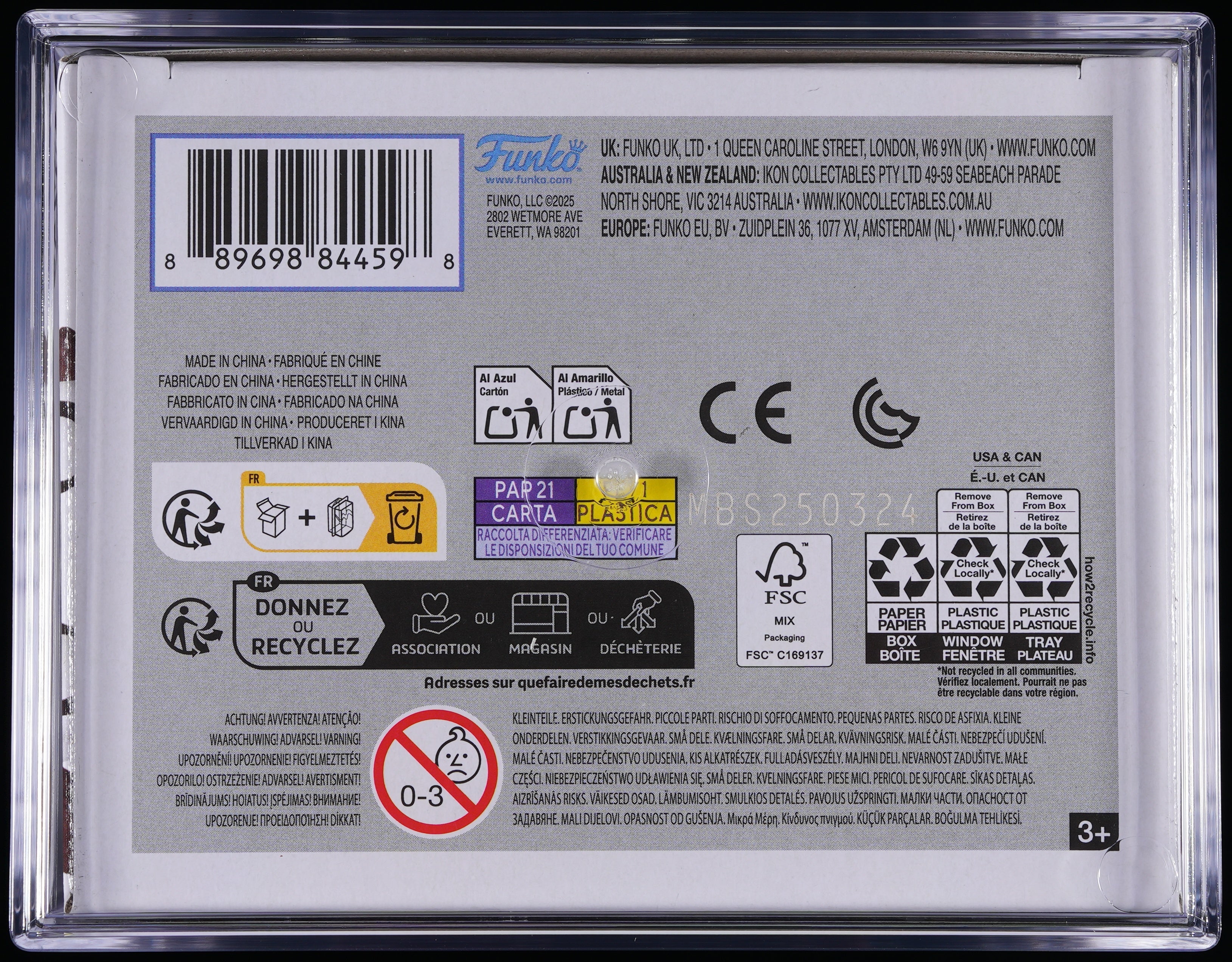 Funko Pop! PSA Graded Terrifier: Little Pale Girl (GITD Specialty Series)) PSA Graded 10 GEM MINT Vinyl Figure #1749 Cert #02009565