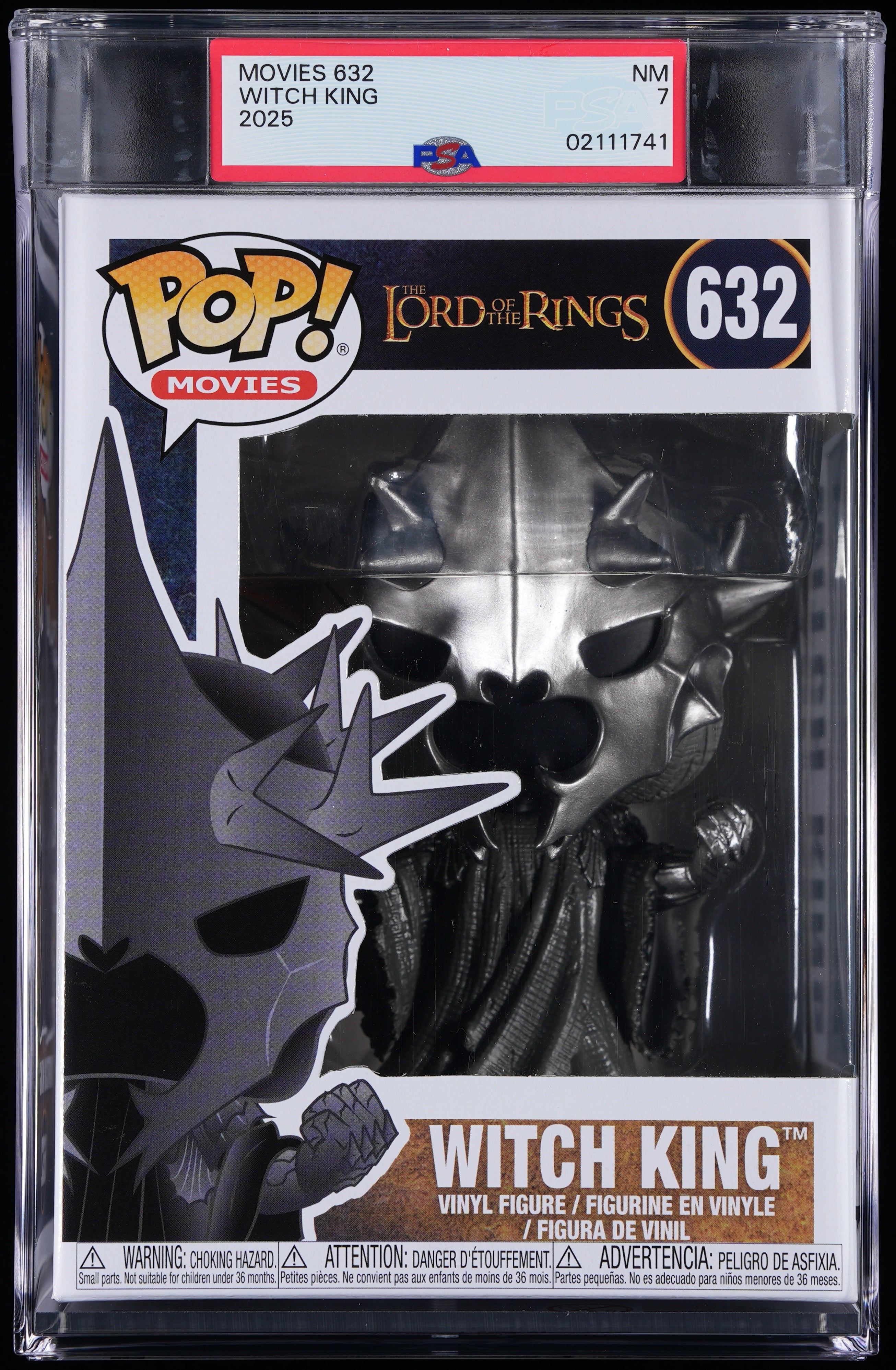 Funko Pop! PSA Graded The Lord of the Rings: Witch King PSA Graded 7 NM Vinyl Figure #632 Cert #02111741