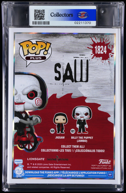 Funko Pop! PSA Graded Saw: Billy The Puppet PSA Graded 9 MINT Vinyl Figure #1824 Cert #02211370