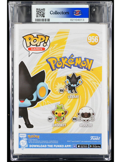 Funko Pop! Pokemon: Luxray PSA Graded Vinyl Figure #956 Cert #02104013