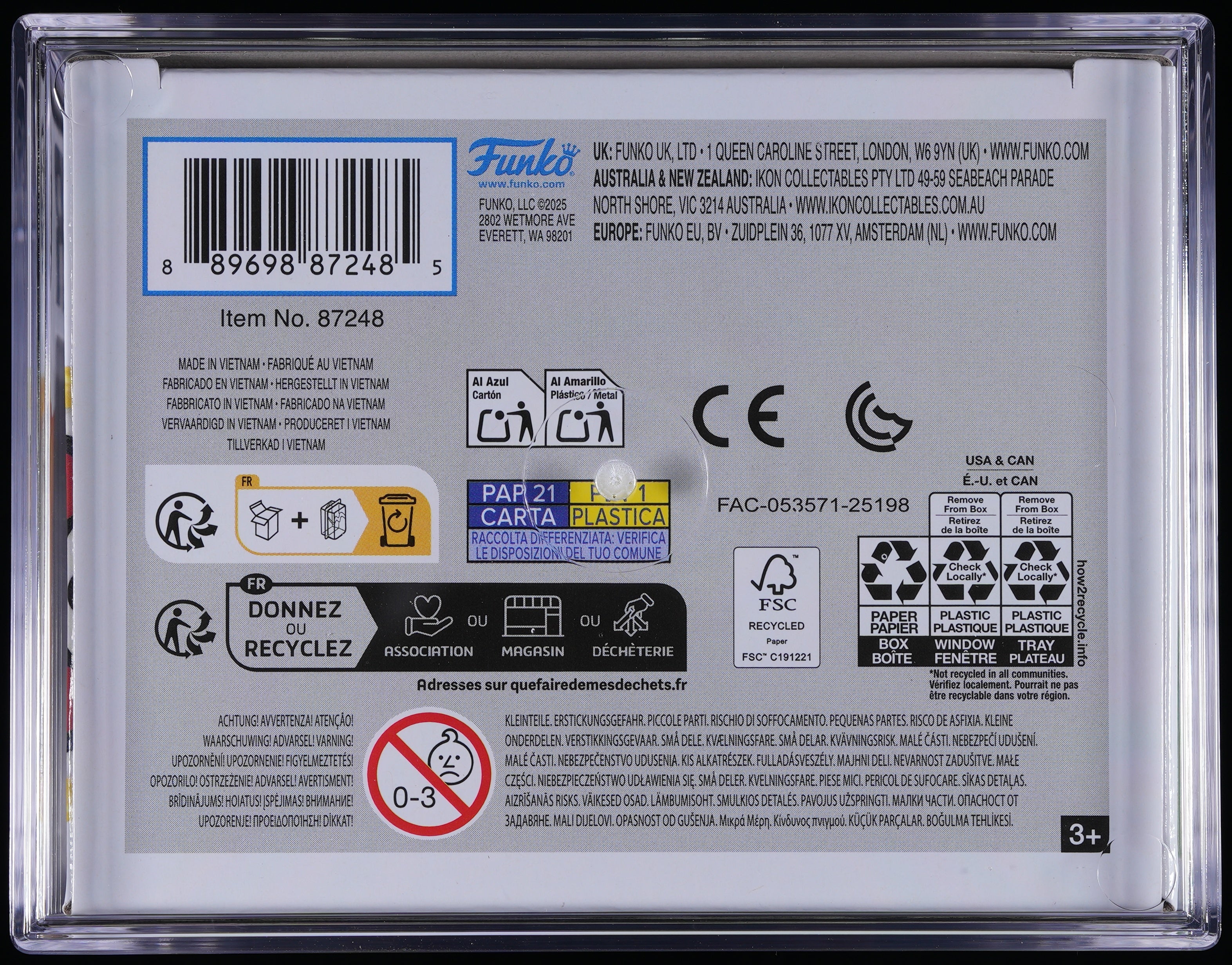 Funko Pop! PSA Graded Marvel Strange Tales: Ghost Rider (GITD Special Edition) PSA Graded 9 MINT Vinyl Figure #1559 Cert #01010019