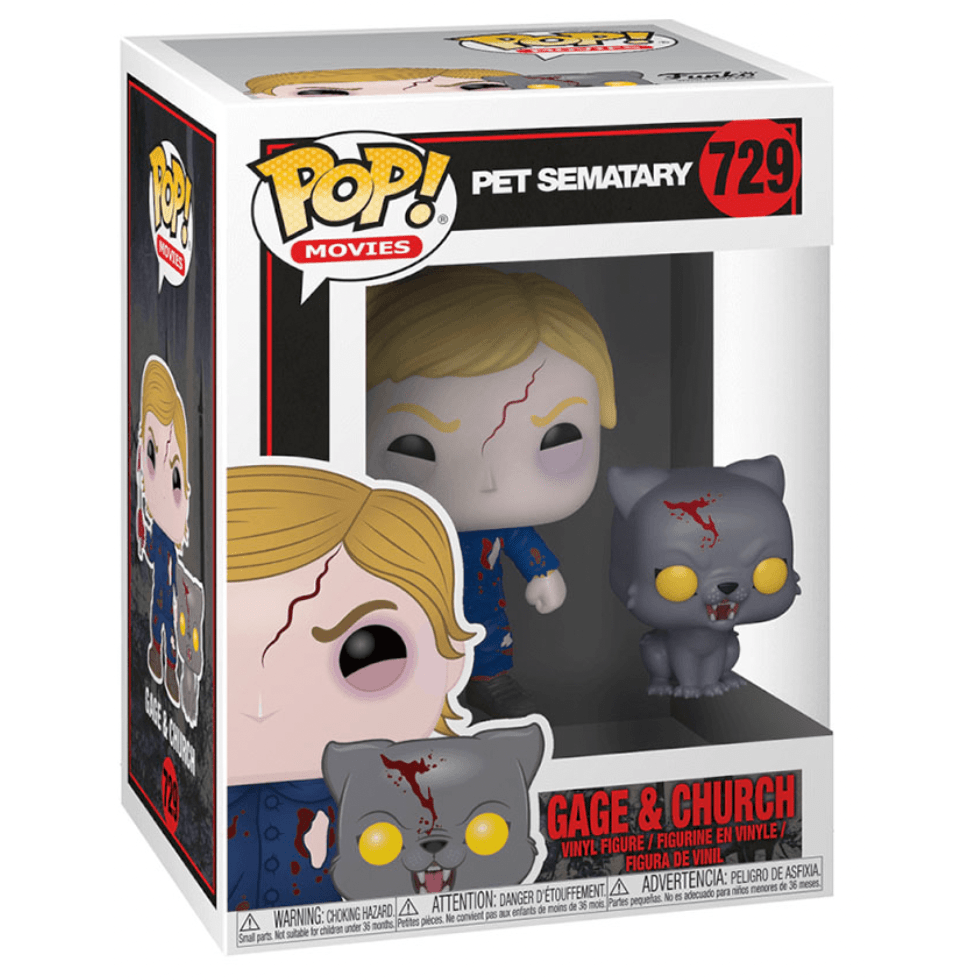 Funko Pop! Pet Sematary: Undead Gage & Church Vinyl Figure #729