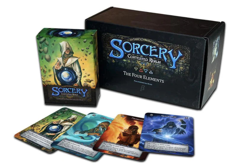 Sorcery TCG: Contested Realm - Beta The Four Elements Preconstructed Deck Box (4 Decks)