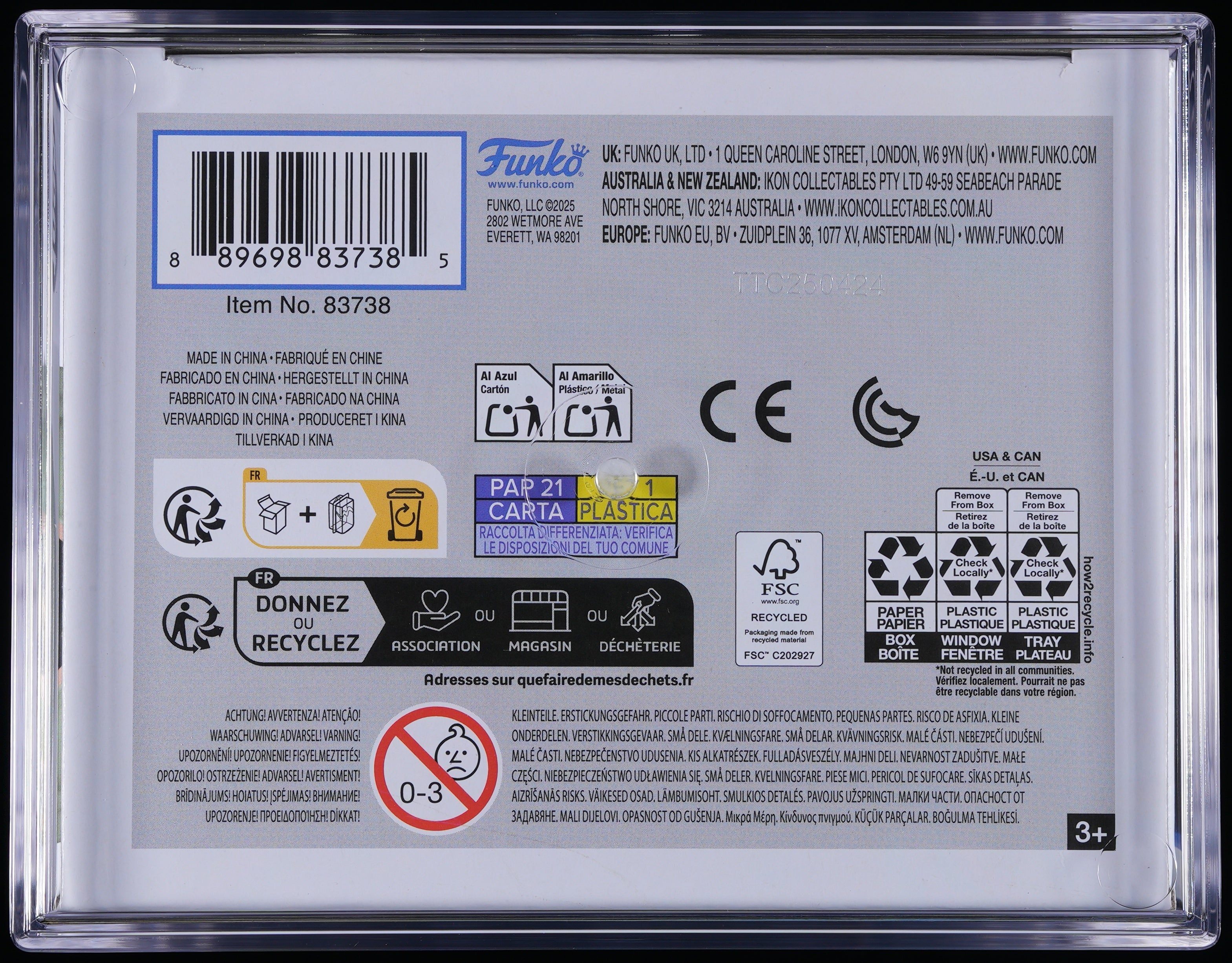 Funko Pop! PSA Graded Magic The Gathering: Fblthp PSA Graded 9 MINT Vinyl Figure #1095 Cert #02309150
