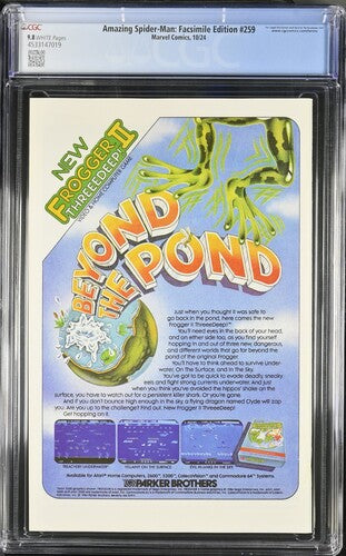 Amazing Spider-Man: Facsimile Edition 259 10/24 Marvel Comics CGC 9.8 Cert #4533147019