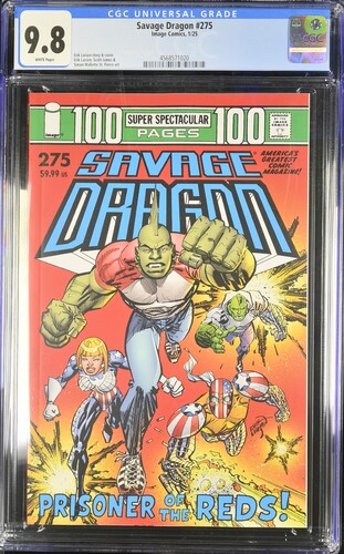 Savage Dragon 275 1/25 Image Comics CGC 9.8 Cert #4568571020
