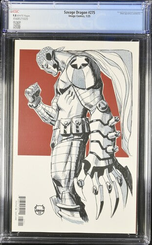 Savage Dragon 275 1/25 Image Comics CGC 9.8 Cert #4568571020