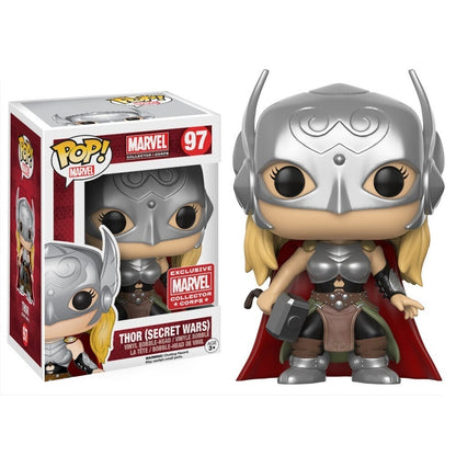 Funko Pop! Marvel: Thor [Secret Wars] (Marvel Collector Corps) Vinyl Figure #97