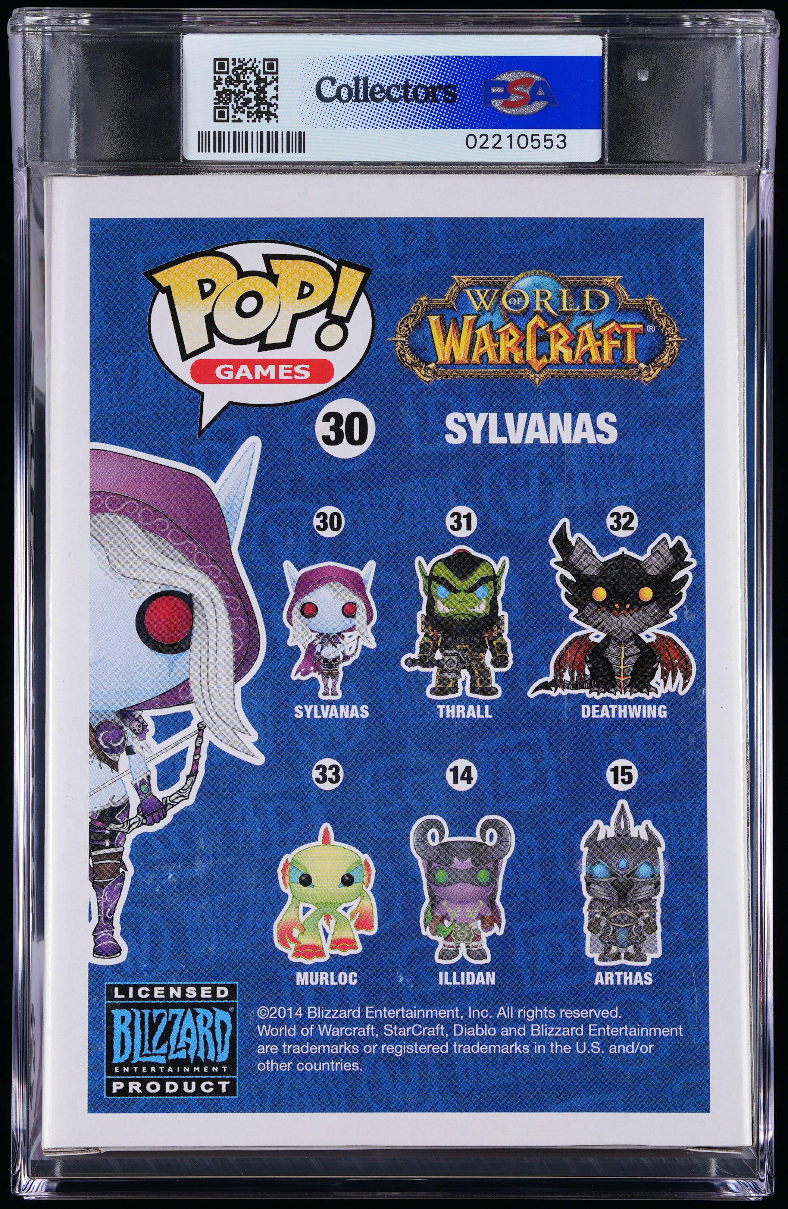 Funko Pop! PSA Graded World of Warcraft: Sylvanas PSA Graded 8.5 NM-MT+ Vinyl Figure #30 Cert #02210553