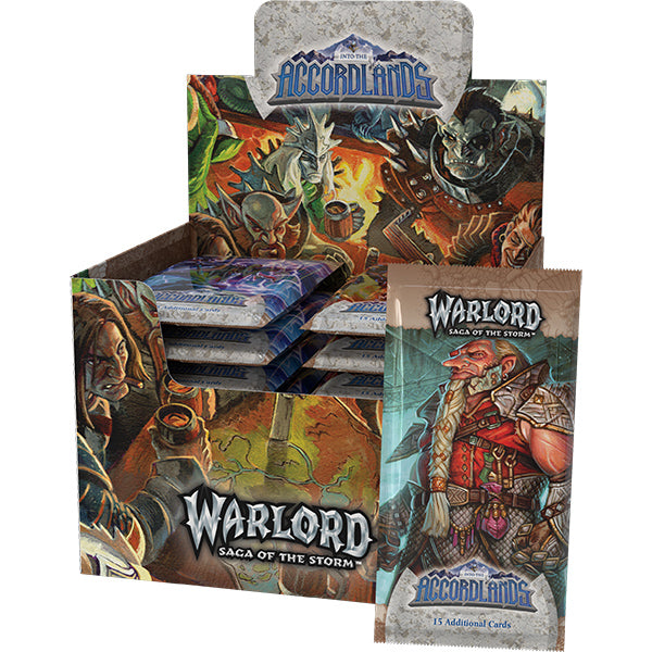 Warlord CCG: Saga of the Storm - Into the Accordlands Booster Display