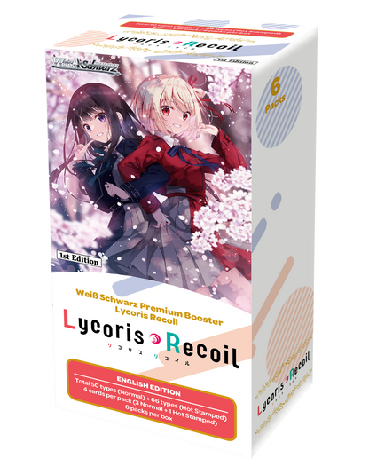 Weiss Schwarz: Lycoris Recoil Premium Booster Box (6 Packs)