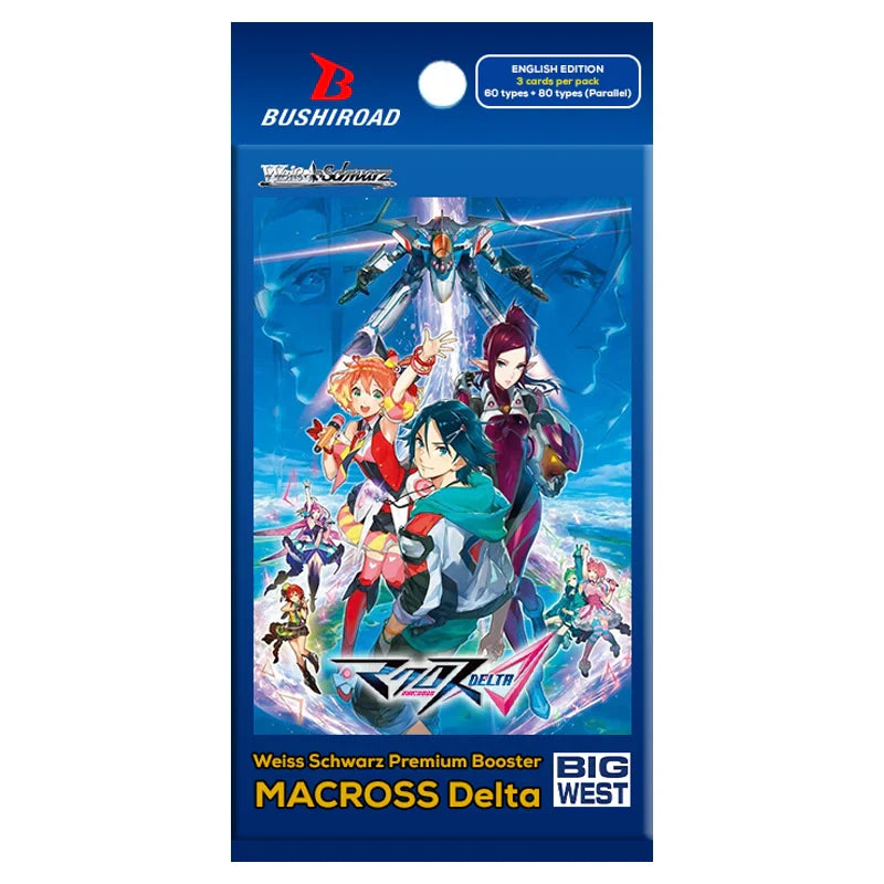 Weiss Schwarz: MACROSS Delta Premium Booster Pack (3 Cards)