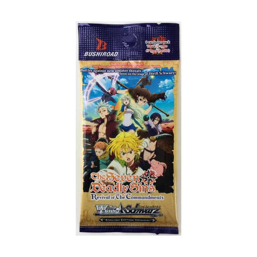 Weiss Schwarz:The Seven Deadly Sins Revival of The Commandments Booster Pack (9 Cards)