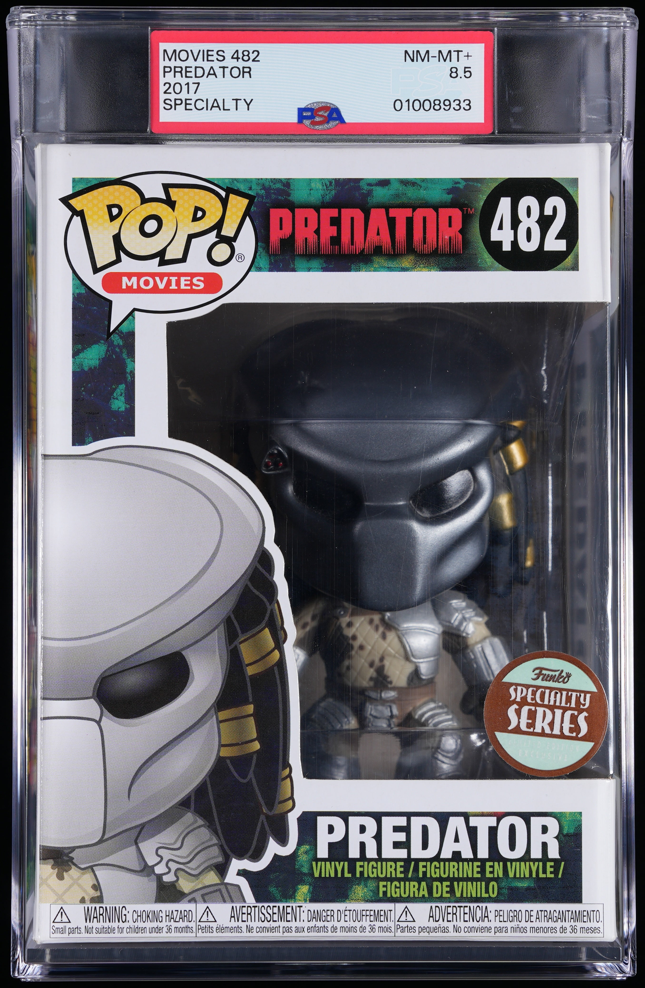 Funko Pop! PSA Graded Predator: Predator Black Light (Specialty