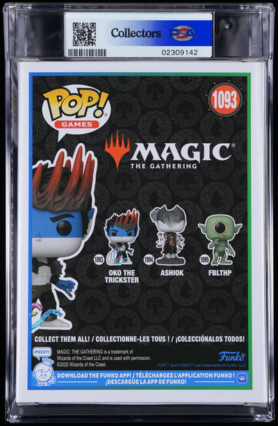 Funko Pop! PSA Graded Magic The Gathering: Oko The Trickster PSA Graded 8.5 NM-MT+ Vinyl Figure #1093 Cert #02309142