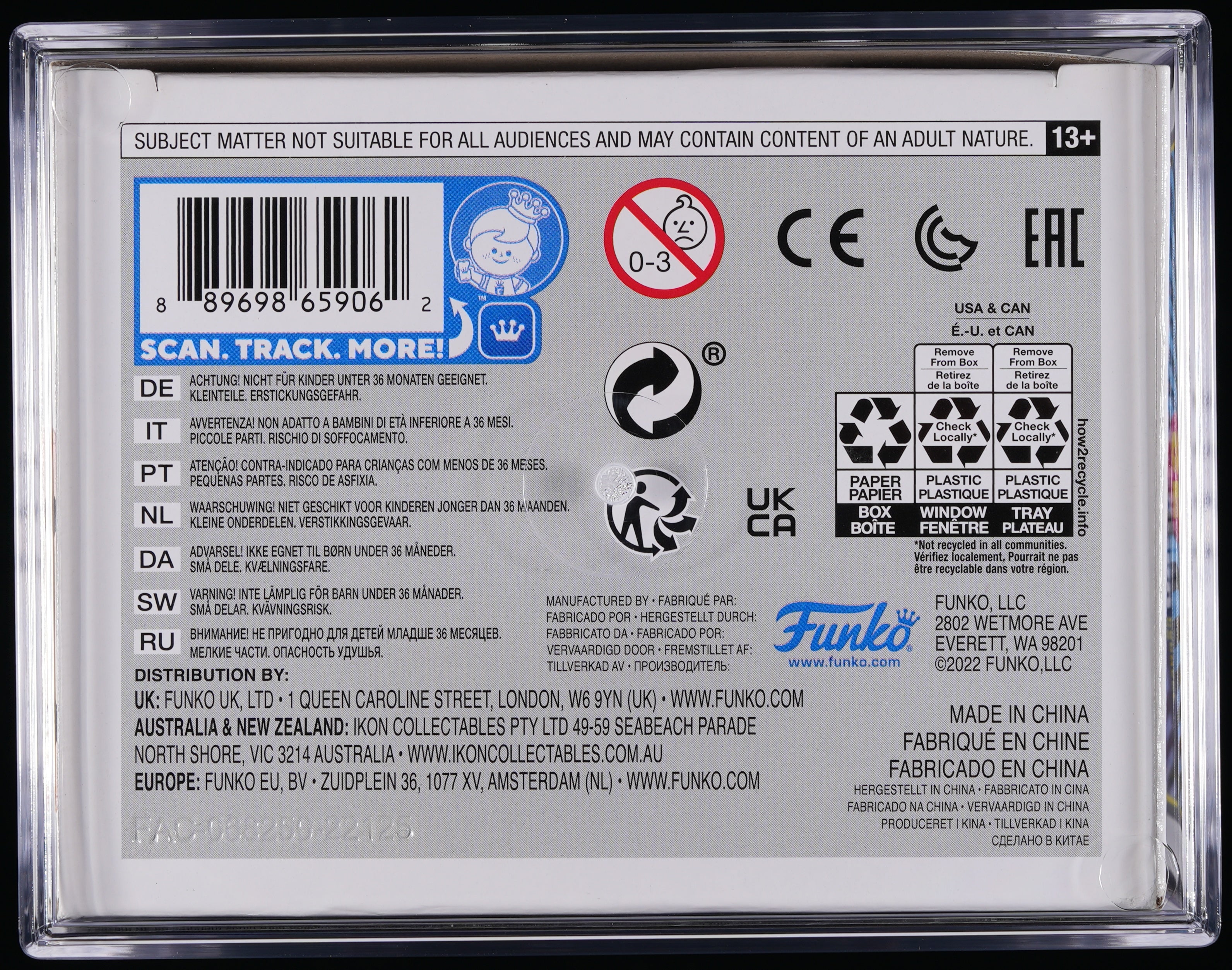 Funko Pop! PSA Graded Carnage: Freddy as Carnage PSA Graded 8.5 NM-MT+ Vinyl Figure #SE Cert #02009520