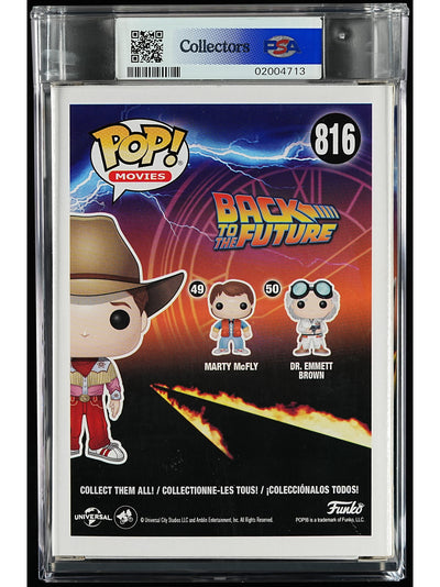 Funko Pop! Back to the Future: Marty McFly PSA Graded Vinyl Figure #816 Cert #02004713